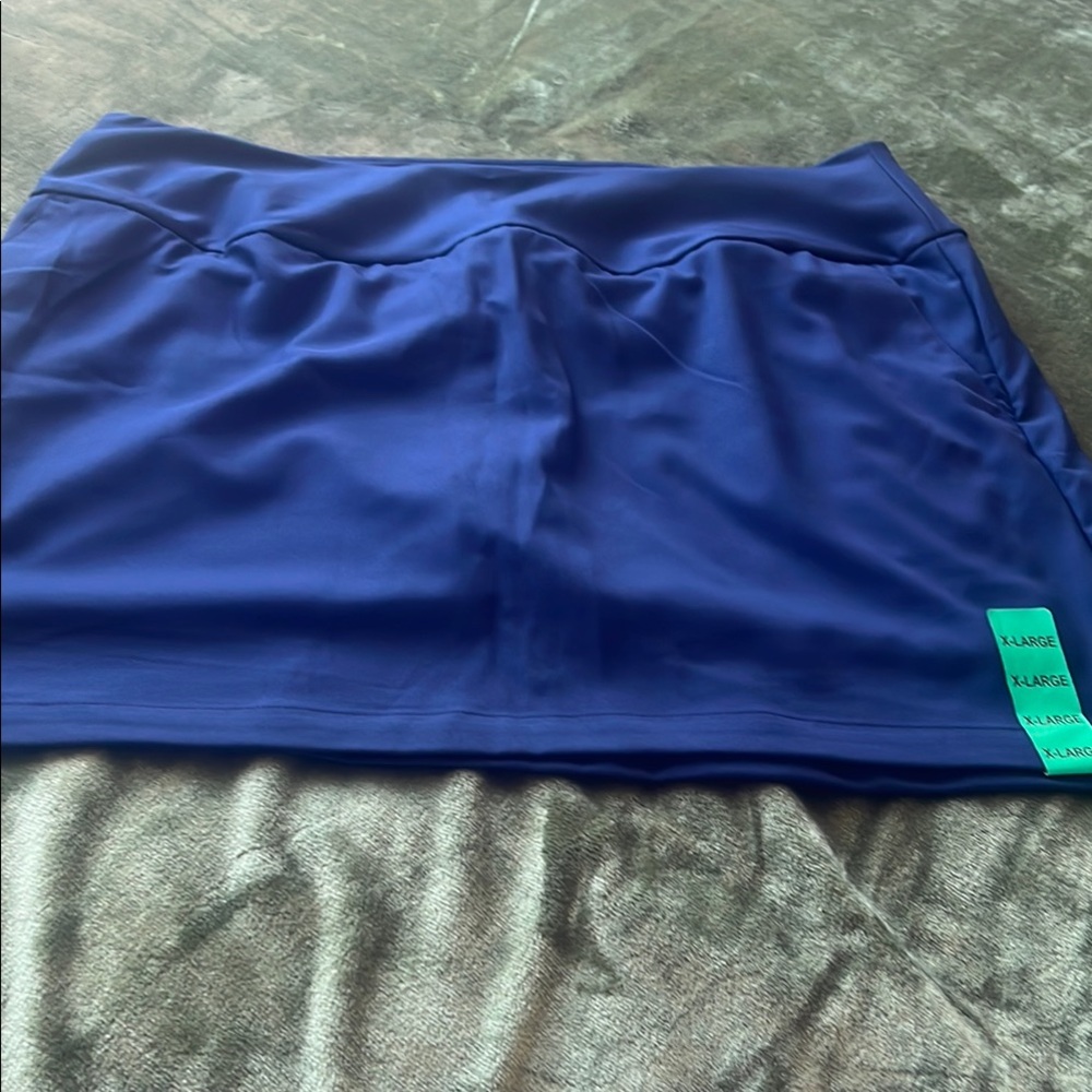 ADIDAS  navy Blue Athletic Women’s Skort new! Sz XL